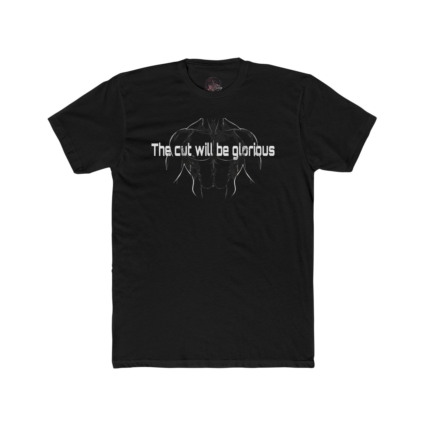 Men's Gym CrossFit Tee - Glorious Cut Design (The Cut Will Be Glorious)
