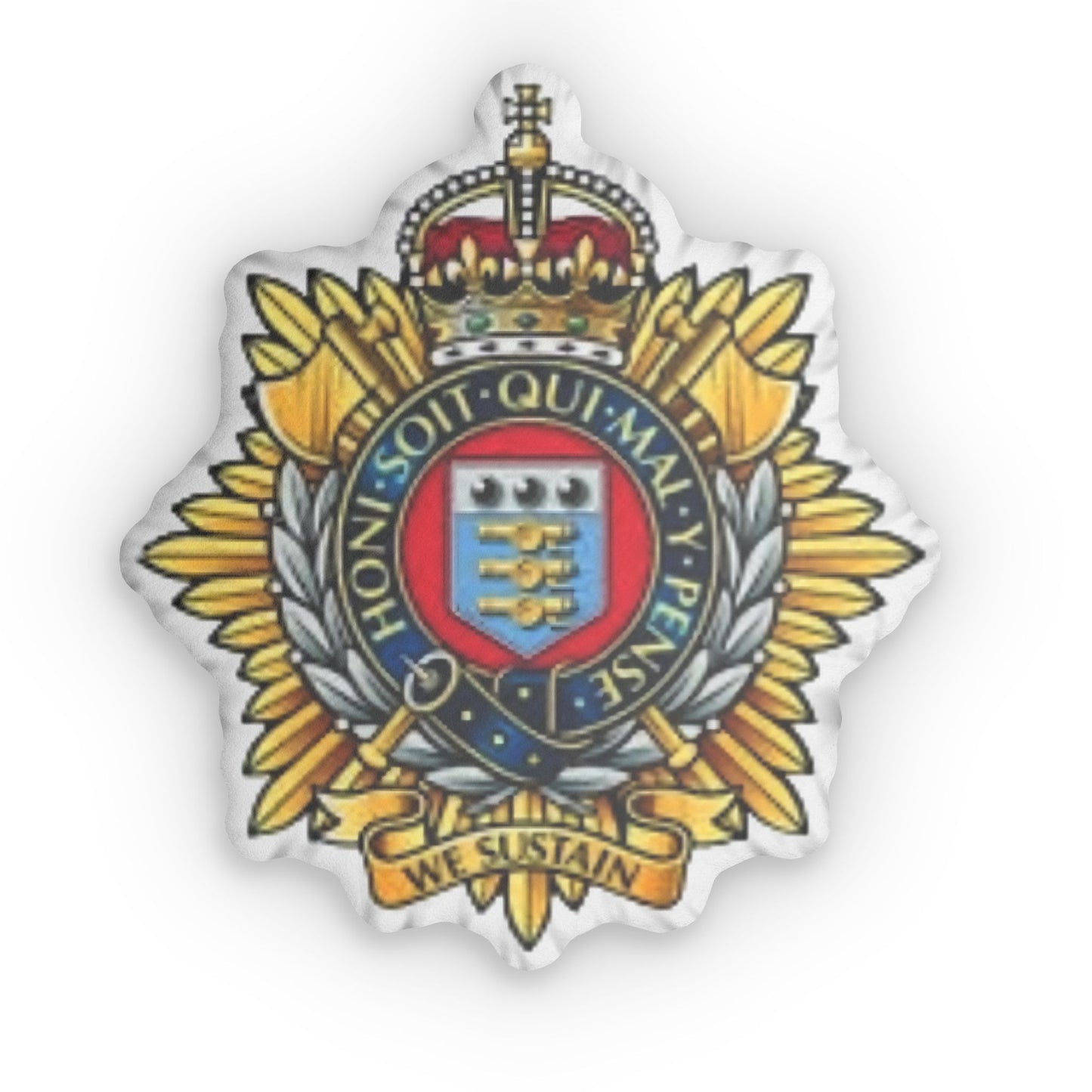Custom Shaped Pillows - Royal Logistics Corps Cushion