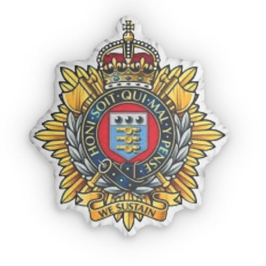 Custom Shaped Pillows - Royal Logistics Corps Cushion