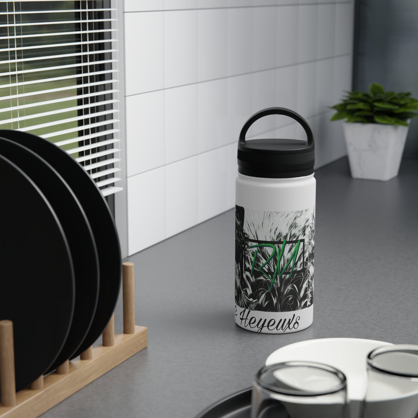 Boats & Heyeuxs Stainless Steel Bootneck Bottle (Handle Lid)
