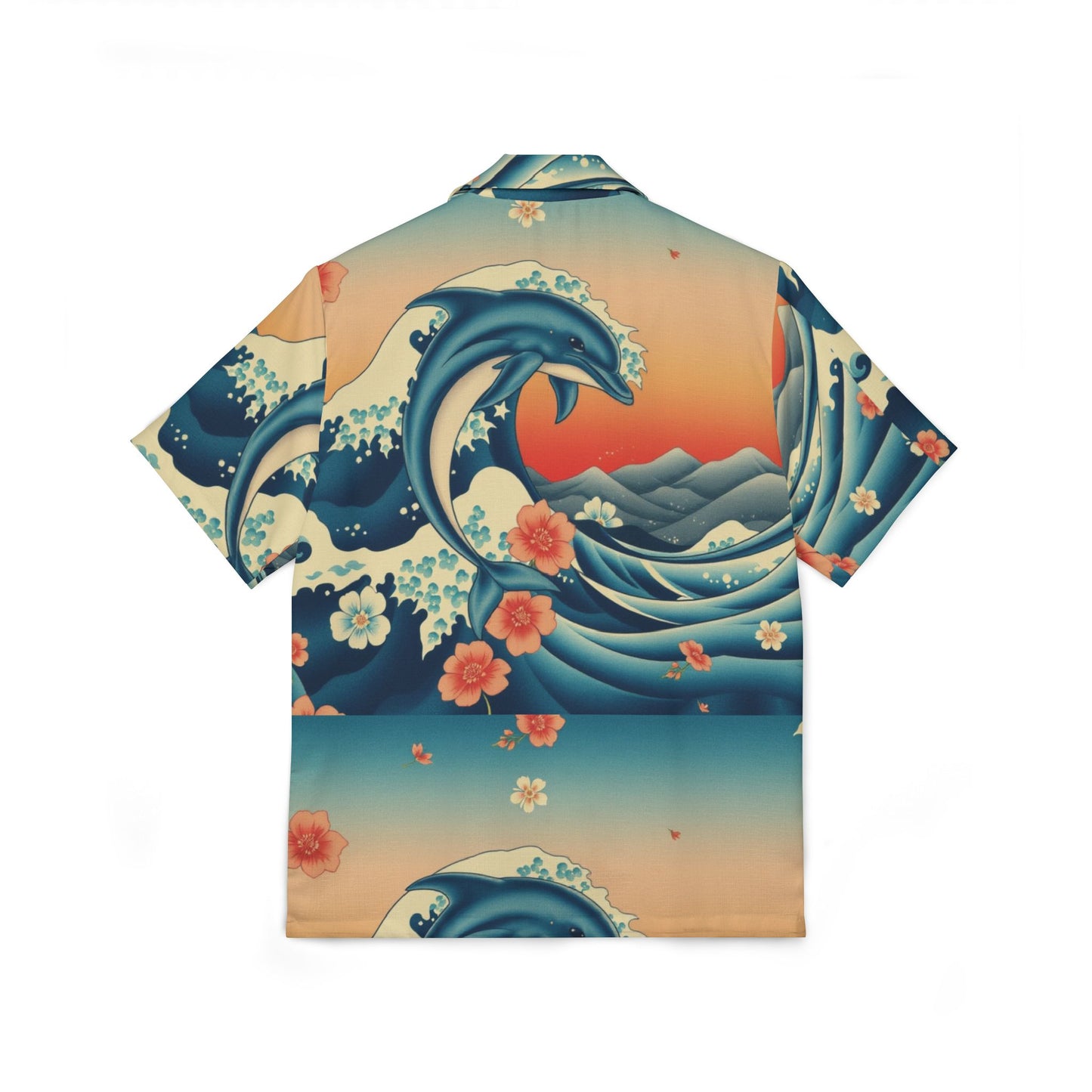 Camp Shirt - Dolphin Hawaiian Operator Shirt for the Boogaloo