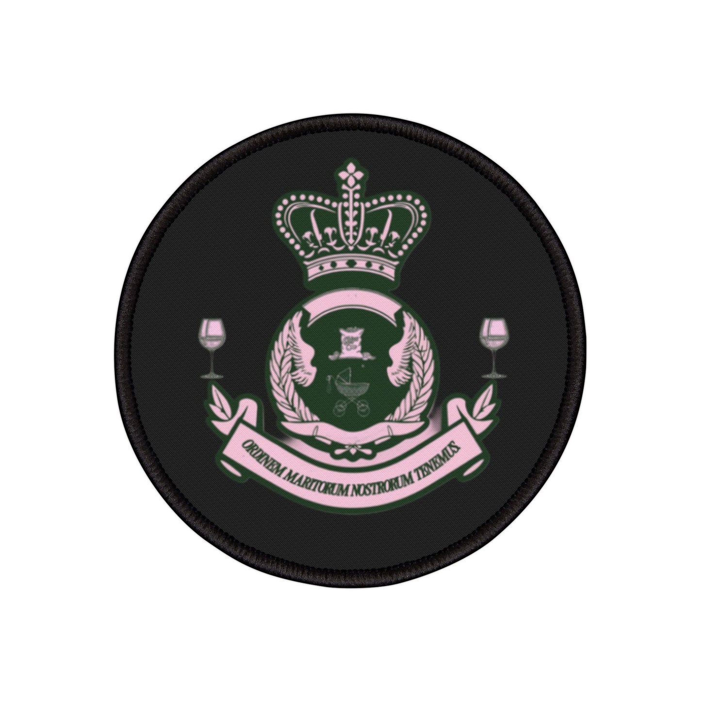Pad wife cap badge patch