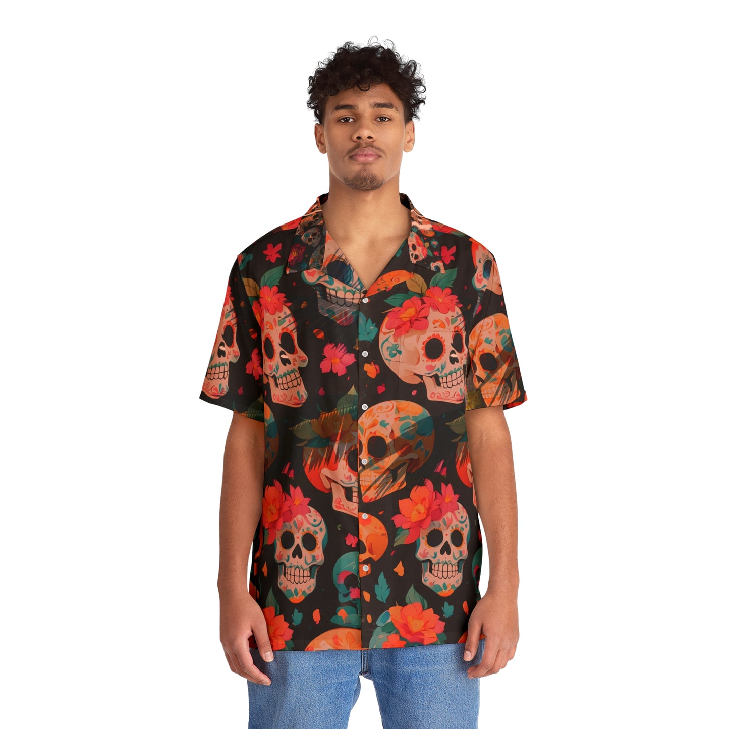 Shaded Sugar Skull Shirt (Run Ashore)