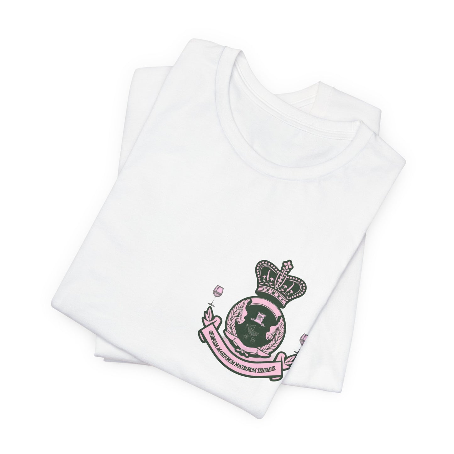 Military Style Tee - Pad Wives Cap Badge Tshirt