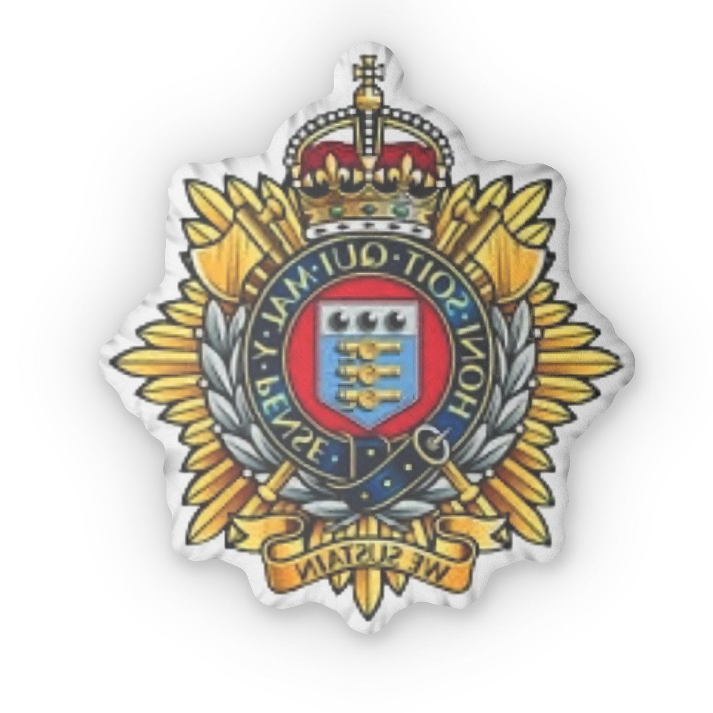 Custom Shaped Pillows - Royal Logistics Corps Cushion