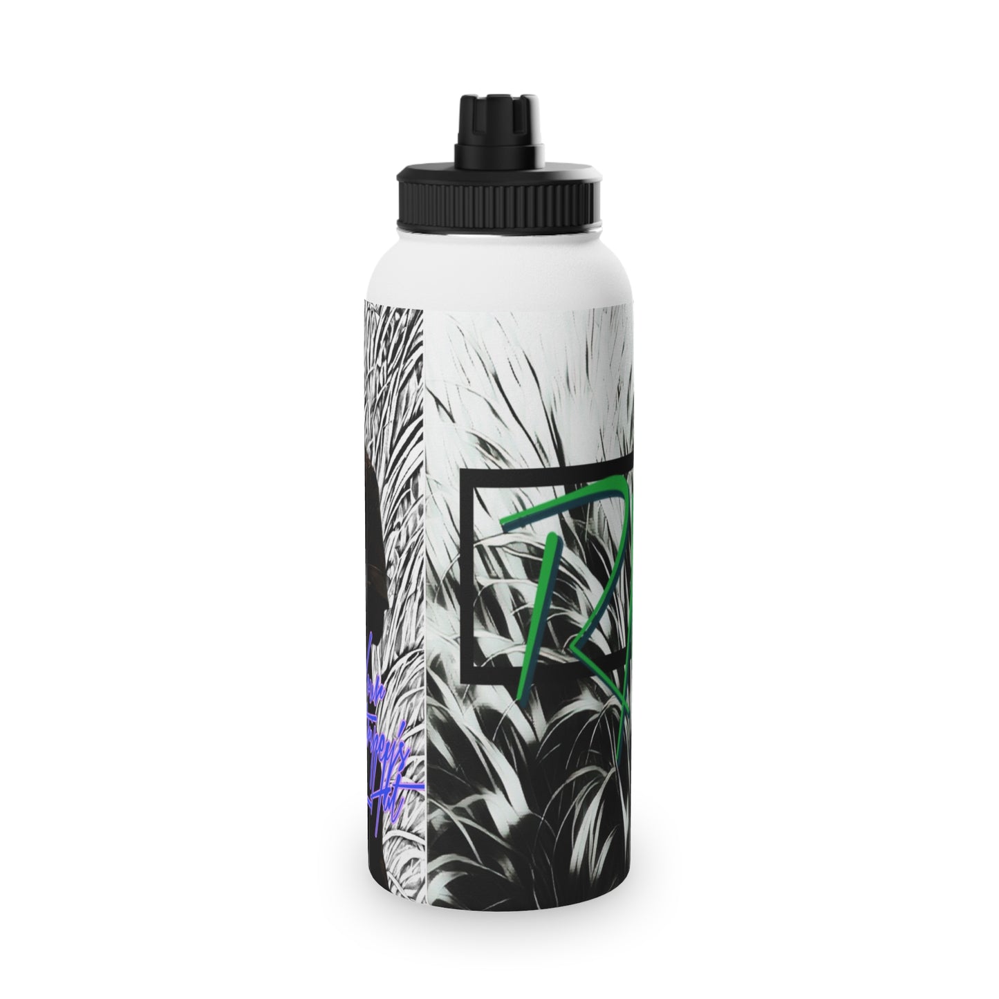 YOUR STRIPEYS A HAT stainless steel water bottle