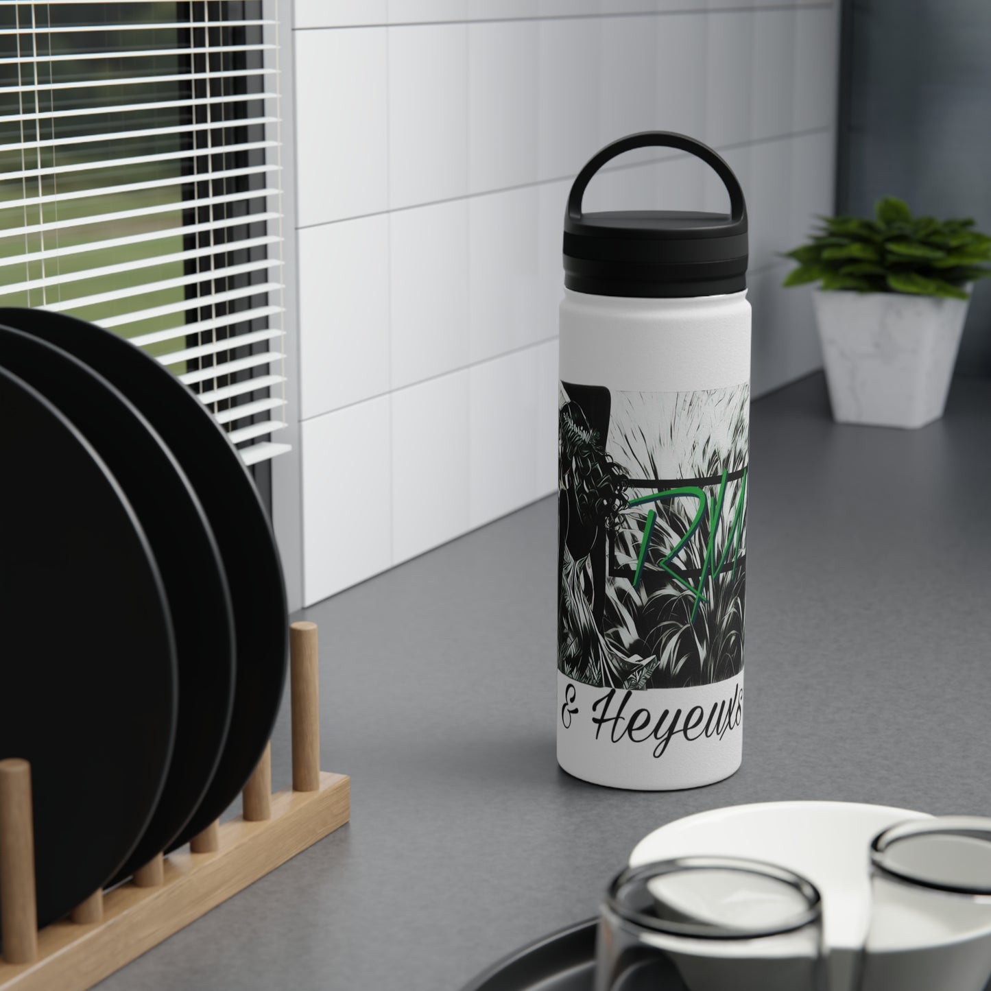 Boats & Heyeuxs Stainless Steel Bootneck Bottle (Handle Lid)