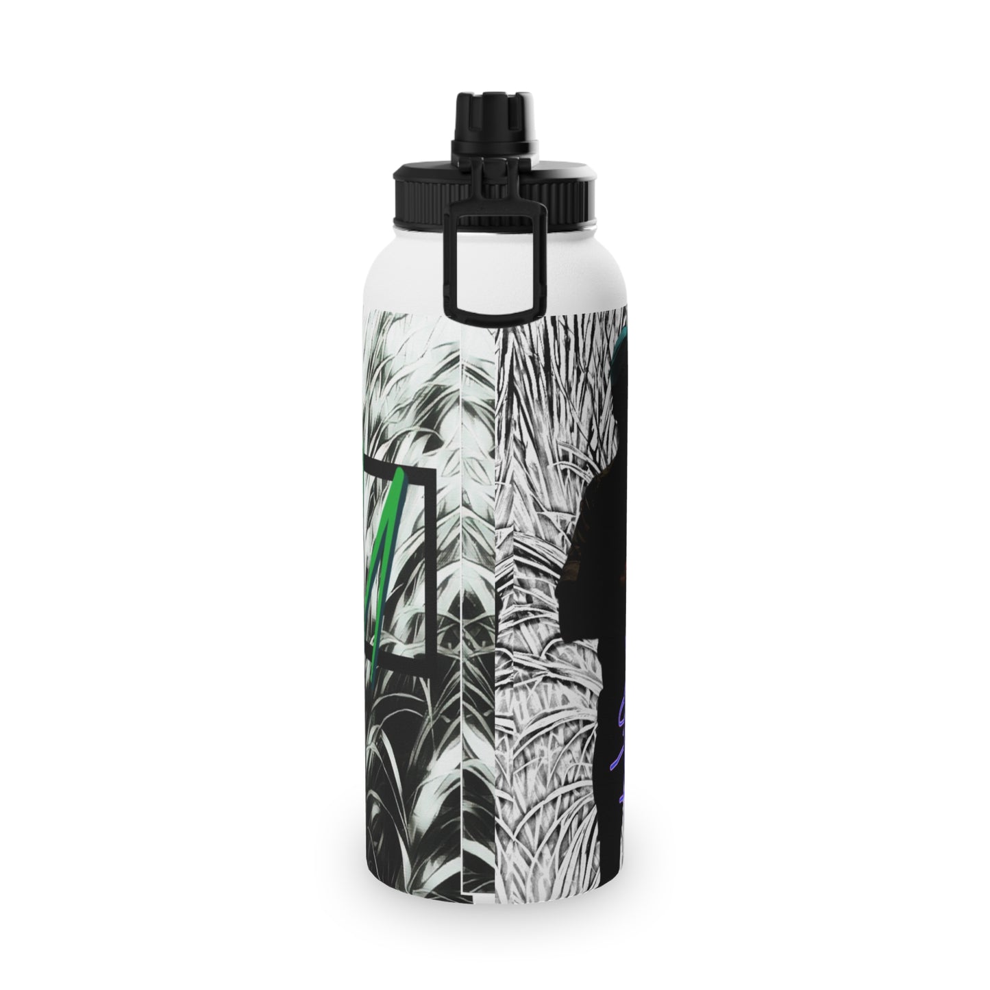 YOUR STRIPEYS A HAT stainless steel water bottle