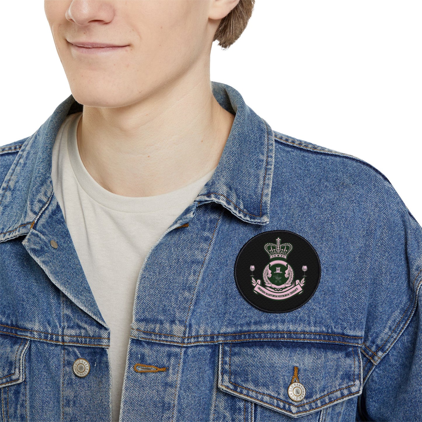 Pad wife cap badge patch