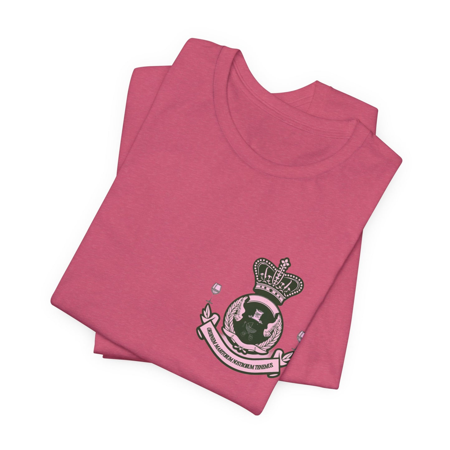 Military Style Tee - Pad Wives Cap Badge Tshirt
