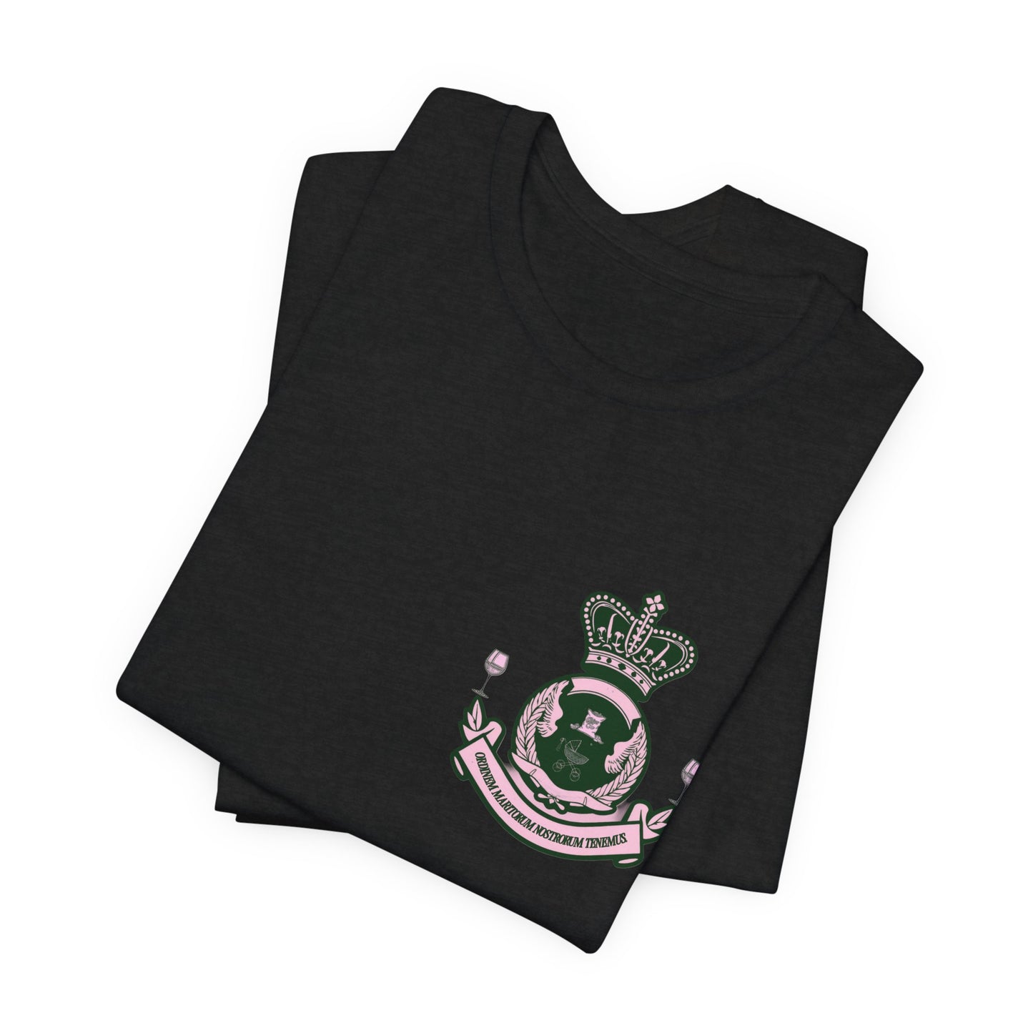 Military Style Tee - Pad Wives Cap Badge Tshirt