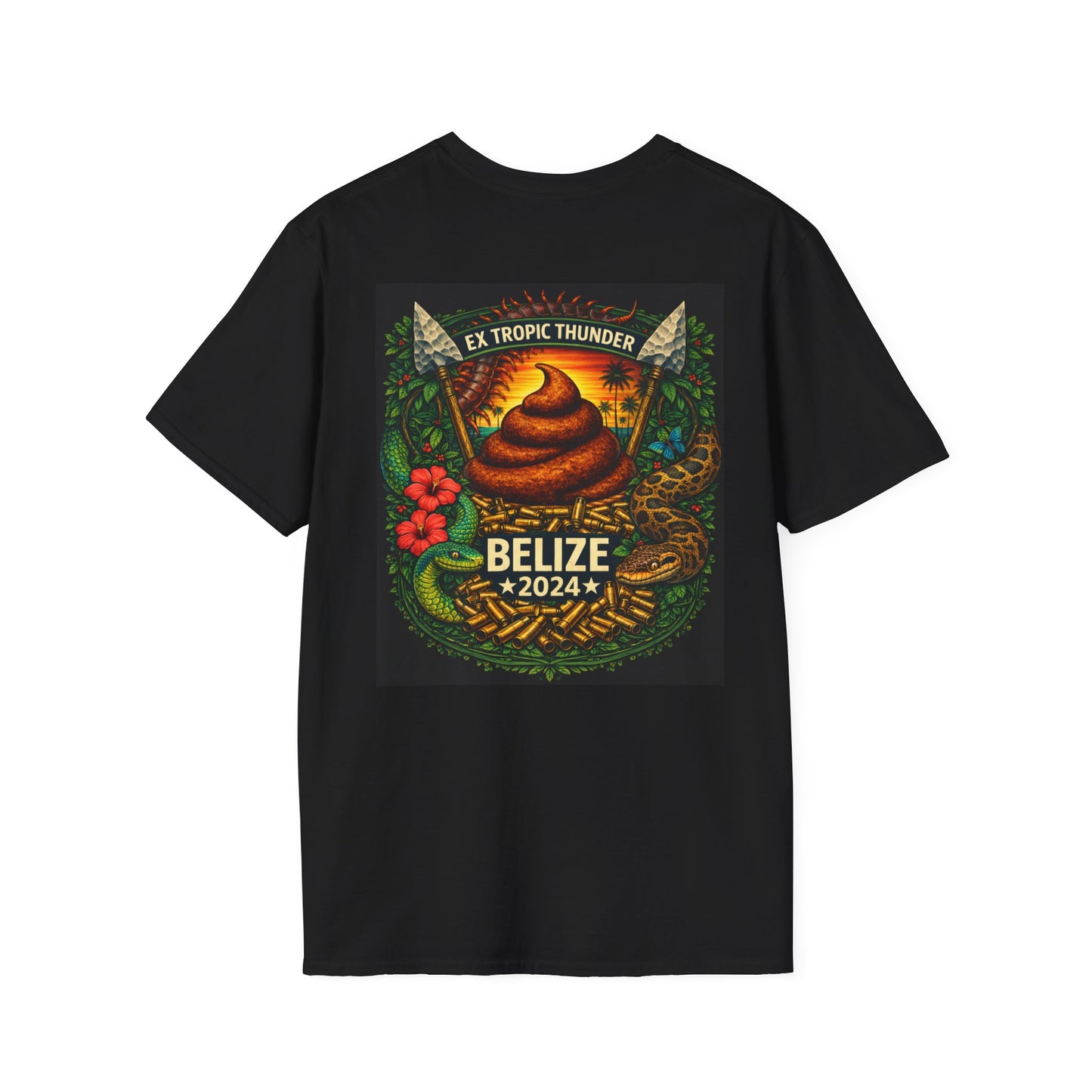 Belize 2024 Tropical Thunder Graphic T-Shirt