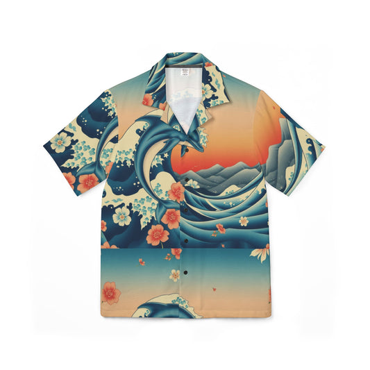 Camp Shirt - Dolphin Hawaiian Operator Shirt for the Boogaloo
